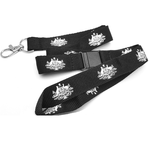 Lanyards with Australian Government Crest L-20S-AUSTG-STD- Pack of 50