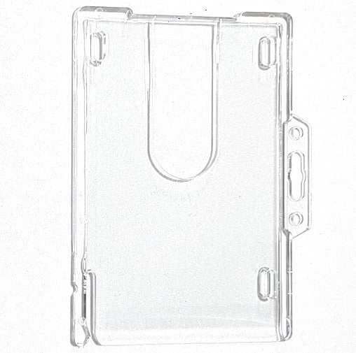 Crystal Clear Rigid ID Card Holder Horizontal - CH-IDCWHX187 - Pkt 100