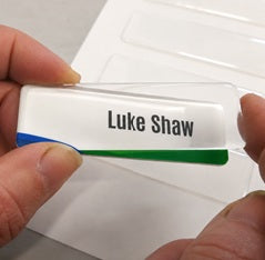 Name Badge Adhesive Domes (72x27mm) A-S-IDACC-Dome (100 Pack)