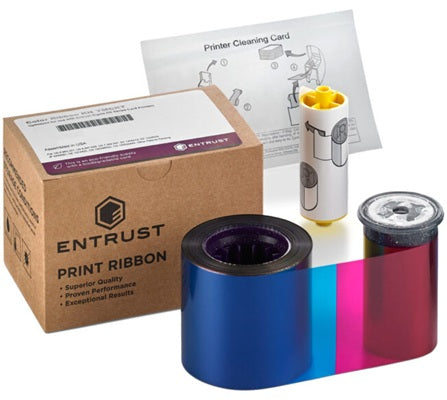 Entrust Sigma 525100-004-S78 YMCKT Colour Ribbon Kit - 500 Prints