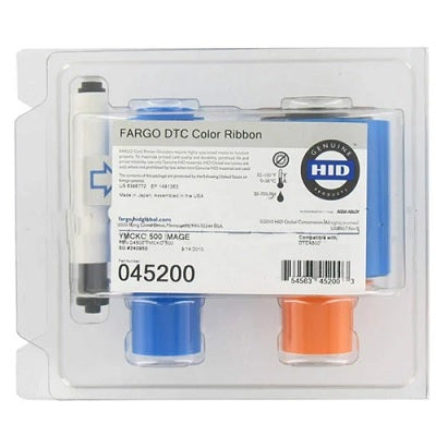 HID® FARGO® 45200 YMCKO DTC4500 Ribbon - 500 Prints
