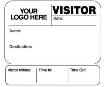 Expiring Visitor Book - Full Exp & "Sign out" Stub