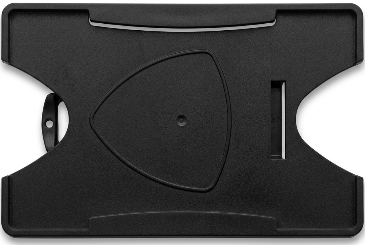 Portrait Card Holder With Retractable Mini Reel CH-IDCW7474V - Pkt 100