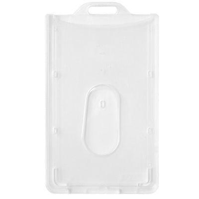 ID Card Holder Heavy Duty Clear CH-IDCW908 - Pkt 100