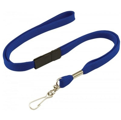 Lanyards Blue with Swivel Clip  L-12S-Blu (50 Pack)