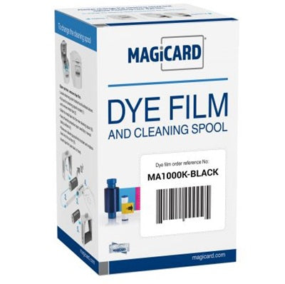 Magicard Black Monochrome Ribbon MA1000K - 1000 Prints