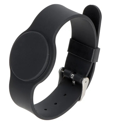 Mifare Classic Silicone Watch Style Wristband Black 1K NXP (20 Pack)