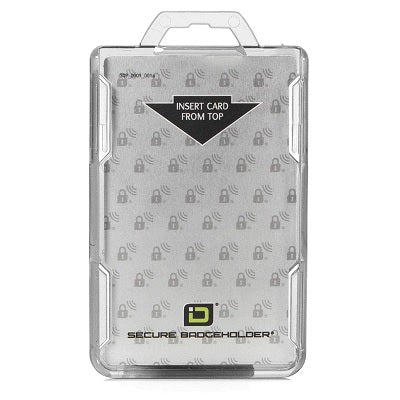 RFID Secure Single Card Holder Classic Black CH-RFIDCC - Pkt 10