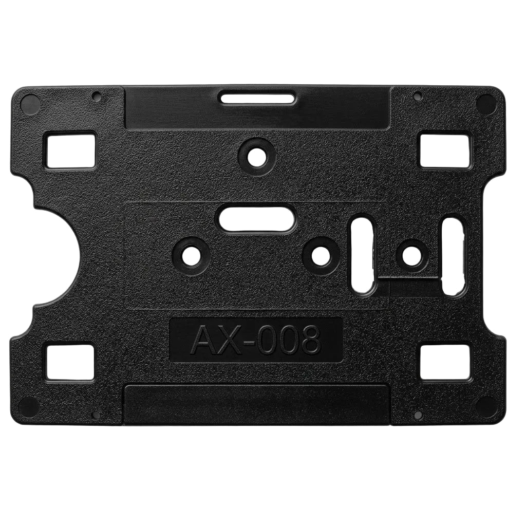 Rigid Single Sided Black Card Holder CH-IDCW008 - Pkt 100