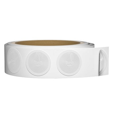 Round Adhesive Smart RFID 1K Stickers Roll of 1000