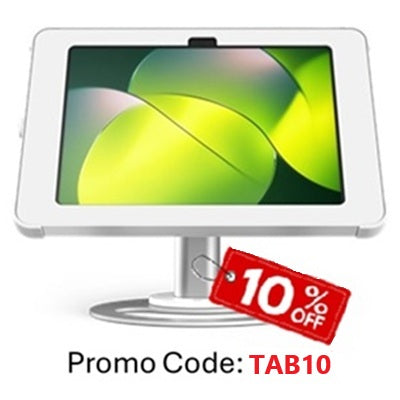 X Base Fully Featured Tablet Desk Mount Enclosure with Free Standing Base