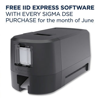 Entrust Sigma DSE Single Sided Plastic ID Card Printer with 100 Card Input Hopper USB