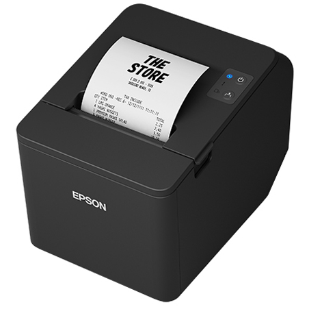 EPSON TM-T82IV Receipt Printer with Built-in USB+Serial (DB9M) + Ethernet, Black