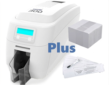 Magicard 300 ID Card Printer - Single Sided Printer Bundle