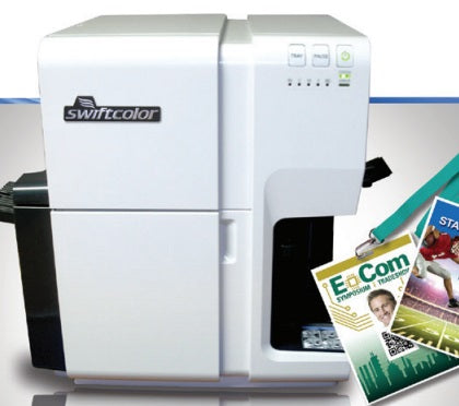 Swiftcolor Oversized CX-G6400 Inkjet ID Card and Event Card Printer (USB & Ethernet)
