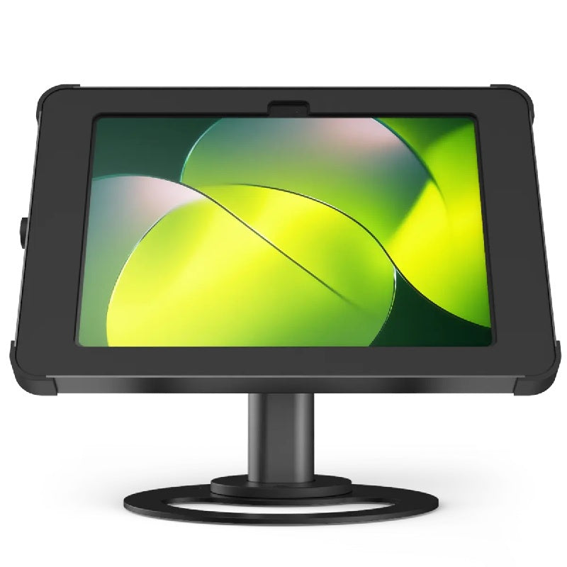 X Base Fully Featured Tablet Desk Mount Enclosure with Free Standing Base