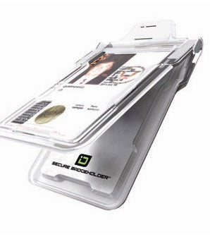 RFID secure single rigid card holder from idcwonline.