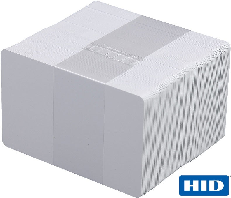 HID UltraCard 81754 CR80 PVC Plastic Blank White Card from idcwonline.