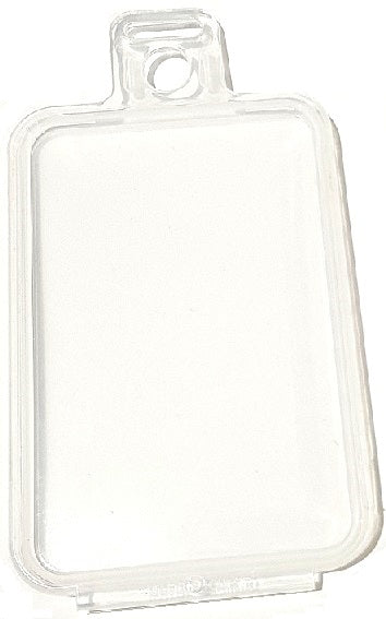 Robust ID Tag Holder Made From Clear Polypropylene.