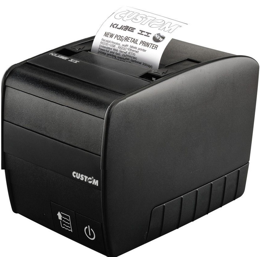 KUBE (Custom) II Thermal Receipt Printer USB 203 DPI from idcwonline.