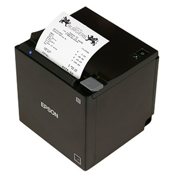 Black EPSON TM-M3011 Receipt Printer Ethernet + USB + Bluetooth from idcwonline.