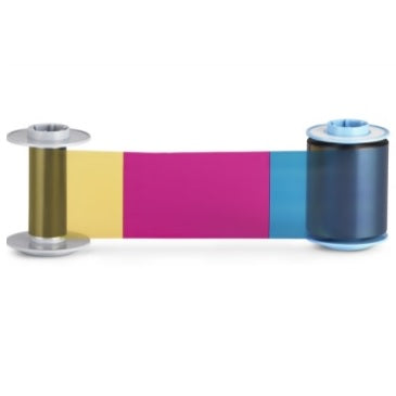 HID Fargo 84912 YMCKK Colour Ribbon for dual sided Fargo HDP6600 Reverse Image Plastic Card Printer.