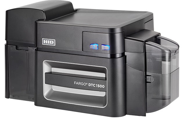 HID FARGO DTC1500 Single Sided ID Card Printer .