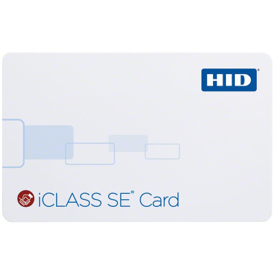 HID iClass SE Contactless Smart Card, 2k bit with 2 application areas.