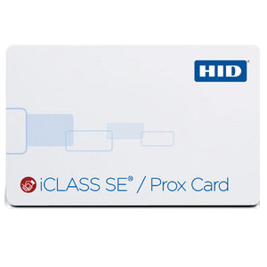 HID iClass SE Prox Contactless Smart Card, 2k bit plus Proximity card.