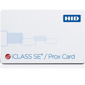 HID iClass SE Prox Contactless Smart Card, 2k bit plus Proximity card.