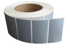 Matt Silver Mylar Adhesive Labels