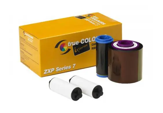 Zebra 800077-742AU YMCKO Full Colour Ribbon for ZXP Series 7 Single Sided Plastic ID Card Printer.