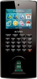 ACTAtek MF-A-3K-FLI-SMa-C Employee Time Clock with Fingerprint, Mifare Reader & Camera - 3K Users