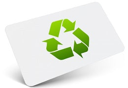 Eco-friendly Recycled CR80 Plastic ID Cards