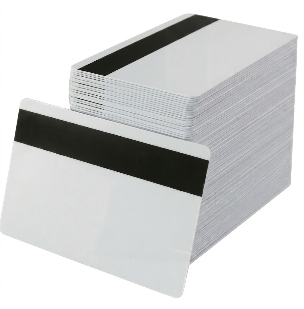 Plastic ID Card With Hi-Co Magnetic Stripe Generic (2750 Oersted) CR80 - Pkt 100