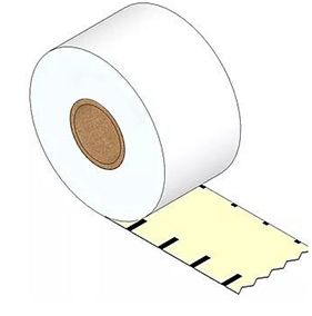Continuous Linerless Thermal Label 58mm x 106m Roll (6 Pack)