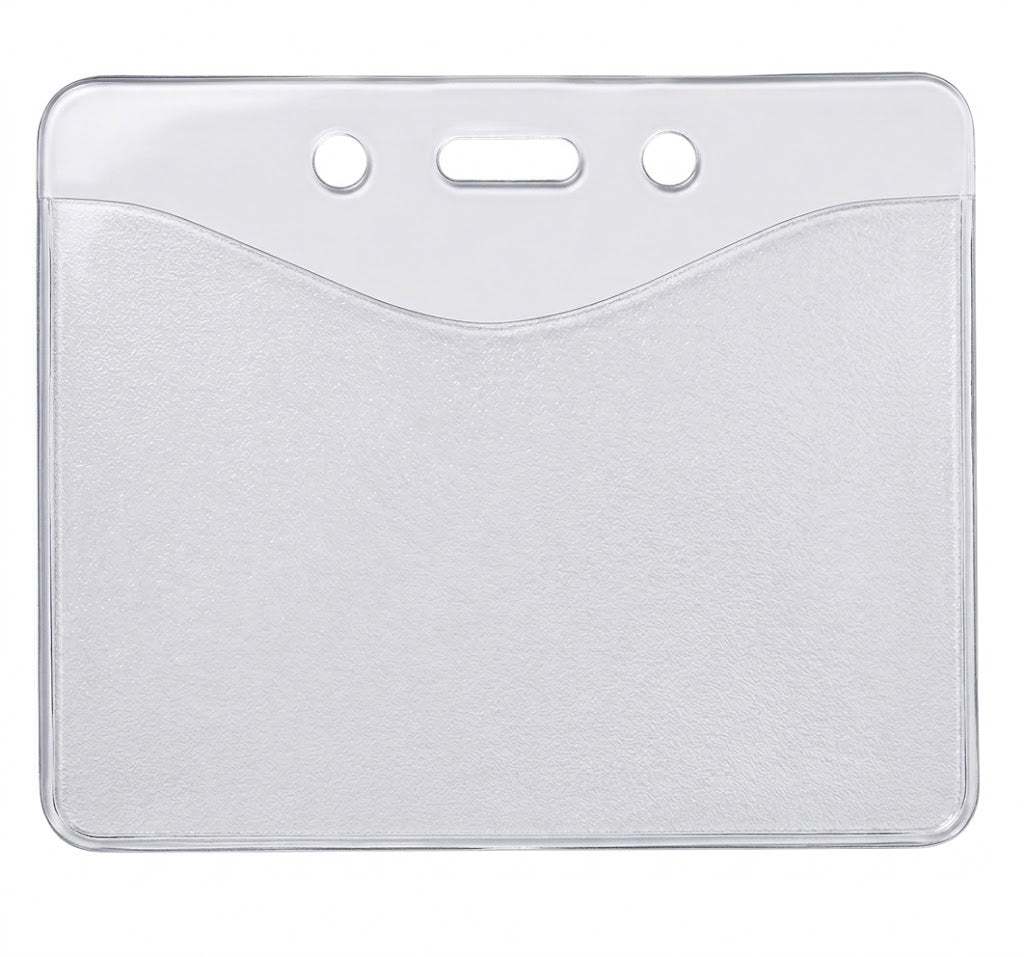Horizontal Thumb Notch Flexible ID Card Holder CH-IDCW72