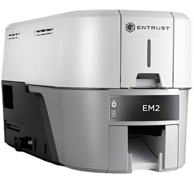 Entrust EM2 Duplex Plastic ID Card Printer USB and Ethernet