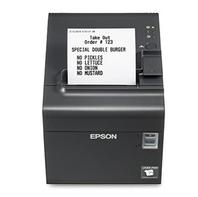 EPSON TM-L90II LFC Thermal Linerless Label Printer Ethernet / USB Black