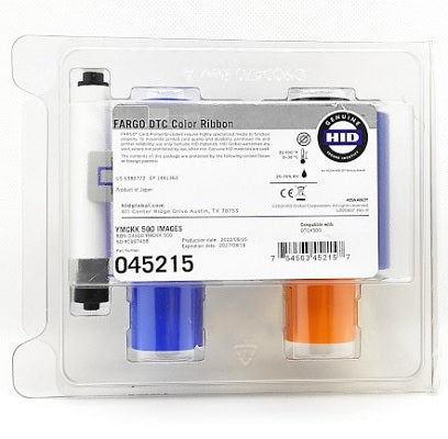 HID® FARGO® 45215 YMCKK DTC4500 Ribbon - 500 Prints (Limited Stock)