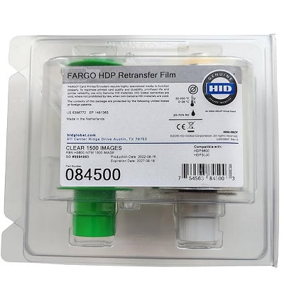 HID® FARGO® 84500 Clear HDP Retransfer Film 1500 Prints