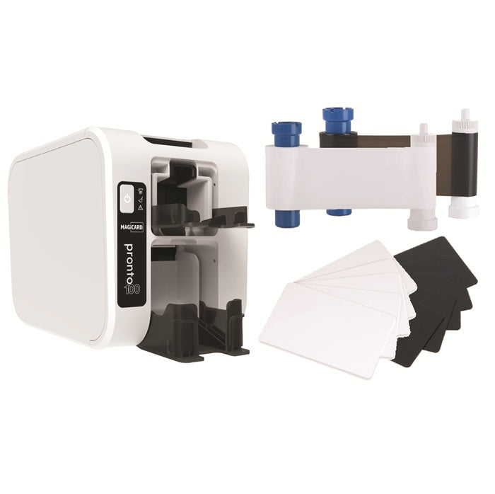 Magicard Pronto 100 Bundle - Single Sided ID Card Food Safe Bundle