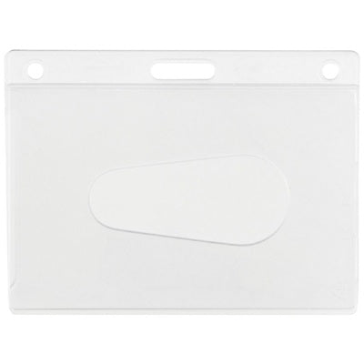 Rigid Clear Landscape ID Card Holder CH-IDCWID1013 - Pkt 50