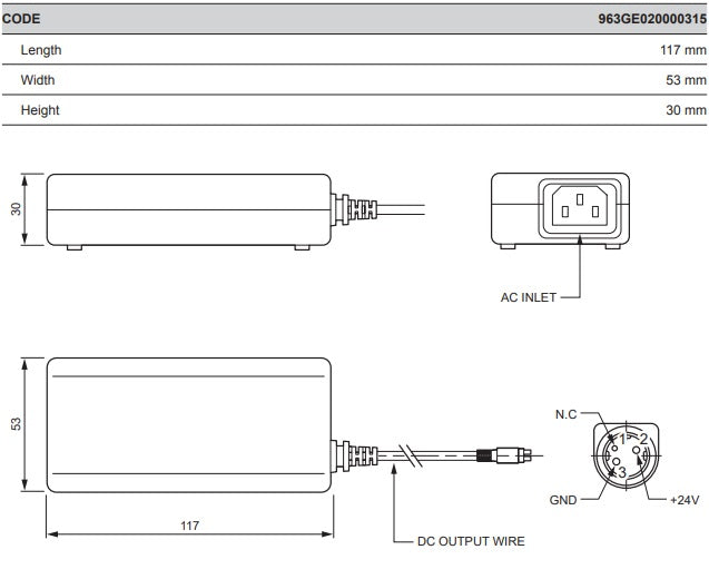 Power Supply Custom Kube II Spare Part