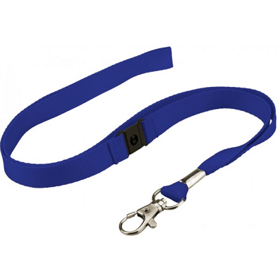 Lanyards With Heavy Duty Swivel Claw Clip Premium Royal Blue L-15S-Blue (50 Pack)