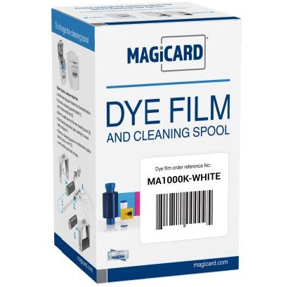 Magicard White Ribbon MA1000KWhite  - 1000 Prints