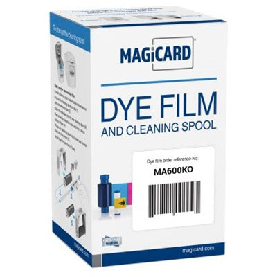 Magicard MA600KO Black Monochrome Ribbon With Overlay - 600 Prints