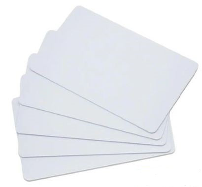 Plastic ID Smartcards 1K Contactless White 13.56MHz Card (100 Pack)