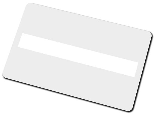 Plastic ID Cards with Middle Position Signature Panel S-8030-WHI-MI - Pkt 250