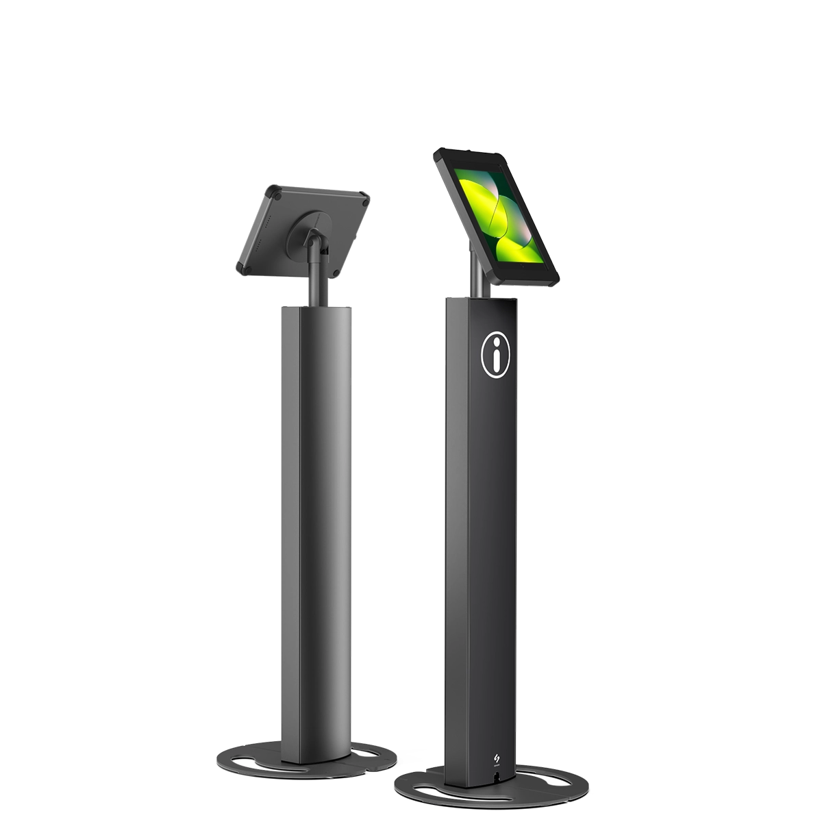 T Totem 10 - Tablet DISPLAY Fully Featured Enclosure Floor Stand / Kiosk